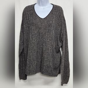 Fieldmaster XL Warm Cable Knit Sweater Cotton Long Sleeve Mens